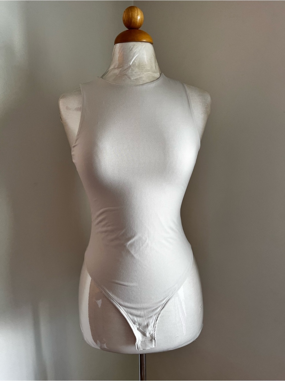 Sleeveless Bodysuit - Women's Stretch Tank Bodysuit